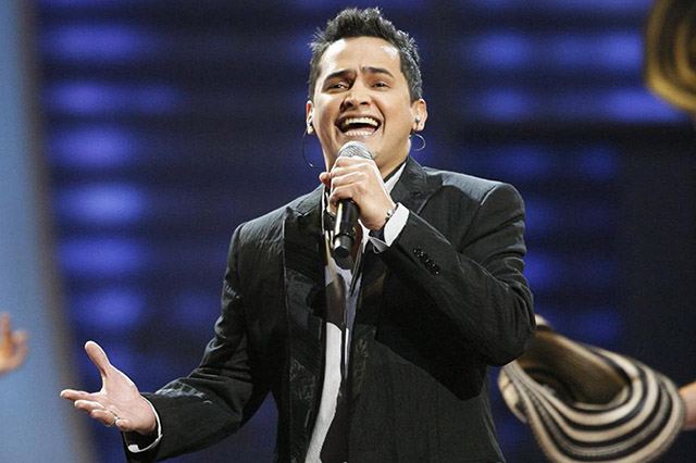 Colombian musician Celedon performs during 9th annual Latin Grammy Awards in Houston, Texas